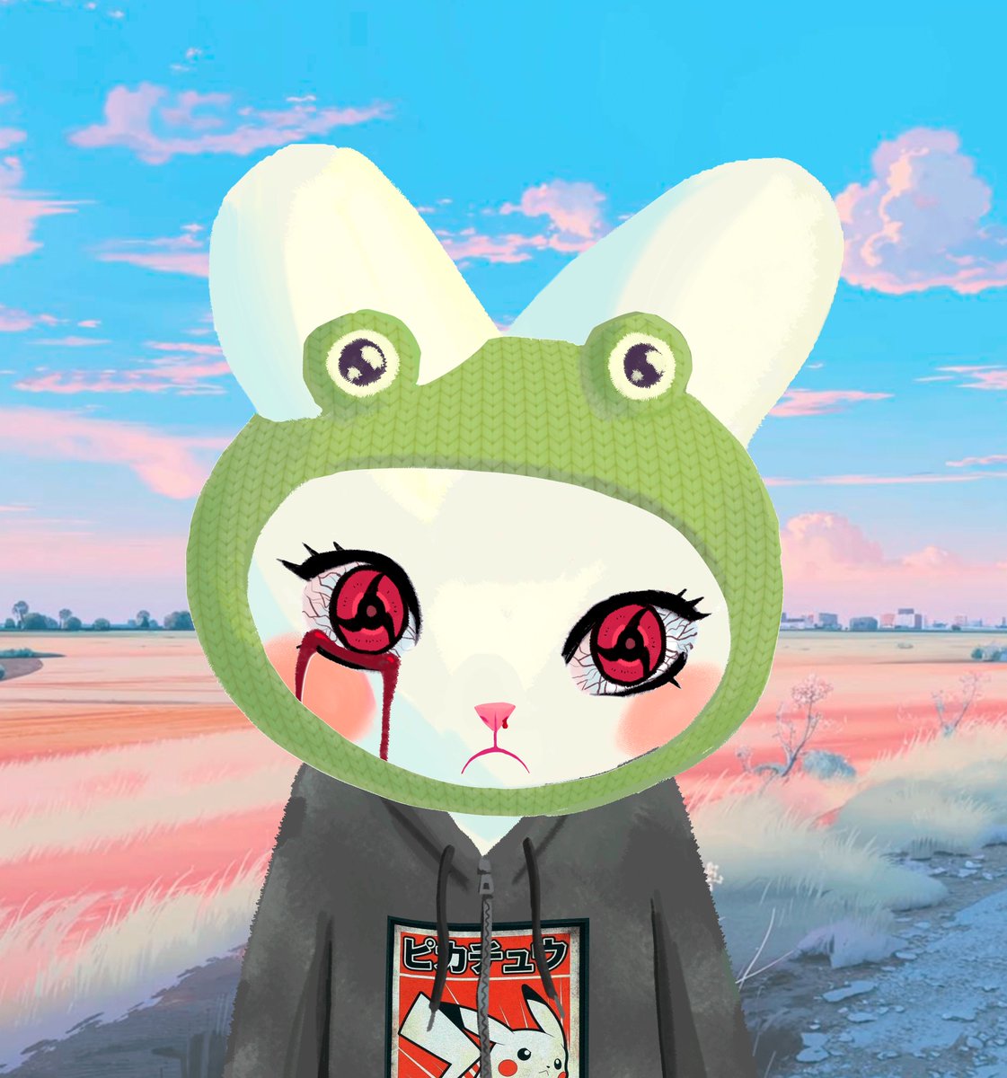 day 6

bunnie took over the twitter page
this post was scheduled to let u know

they linked the WL form to a bunny printer
random answers get scanned
each one spawns a new bunny w/ corrupted traits

pls help...