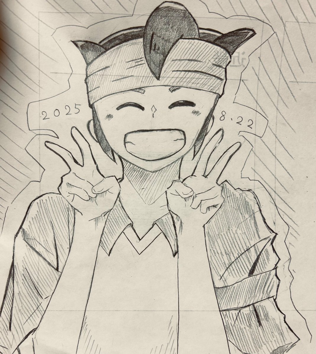 Shuu1211crew's tweet photo. 円堂くん、そしてイナイレ17周年おめでとうございます！！
最近カオスの戦いを見たのでGKではない方を描きました✍
いつま���も大好きです！
#イナズマイレブン17周年
#円堂守誕生祭2025
#円堂守生誕祭2025 https://t.co/wdzVSL4zXn