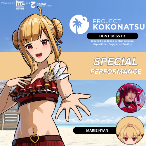 Project Kokonatsu 🥥Vtuber Group (@pkokonatsu) on Twitter photo 🌟 The spotlight shines at last! Our very lovable <a href="/mariea_1501/">marienyan 🎀【PKOKO】</a> will be taking the stage for a special performance at TD Festival (Aug 22–24)! 🎤💫
And that's not all; join her for meet & greets, grab some exclusive merch, and experience the magic of her performance live! 💖🔥 🌟 The spotlight shines at last! Our very lovable <a href="/mariea_1501/">marienyan 🎀【PKOKO】</a> will be taking the stage for a special performance at TD Festival (Aug 22–24)! 🎤💫
And that's not all; join her for meet & greets, grab some exclusive merch, and experience the magic of her performance live! 💖🔥