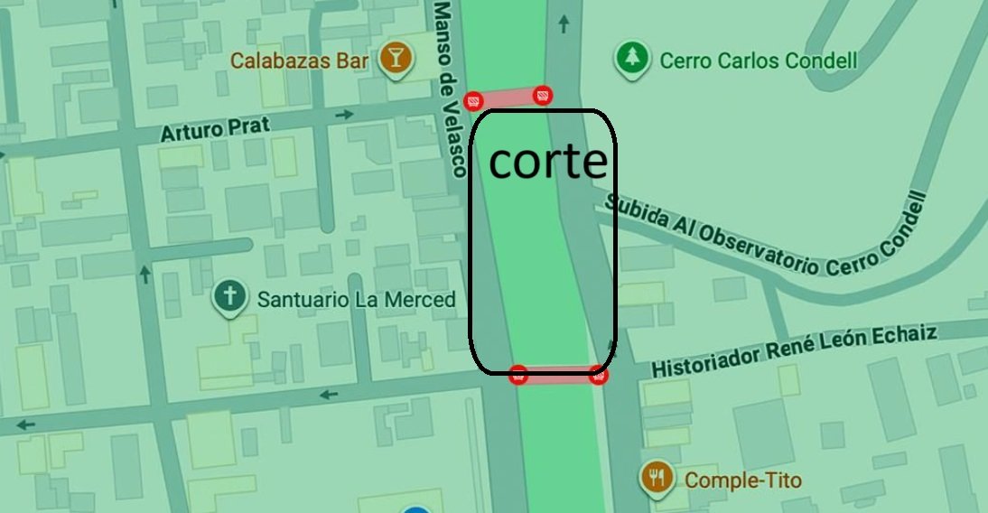 #ATENCIÓN | Desde las 07,30 horas de hoy 21 hasta el 24 de agosto, tránsito suspendido en Alameda Manso de Velasco entre Prat y Merced por Feria de Caldos.