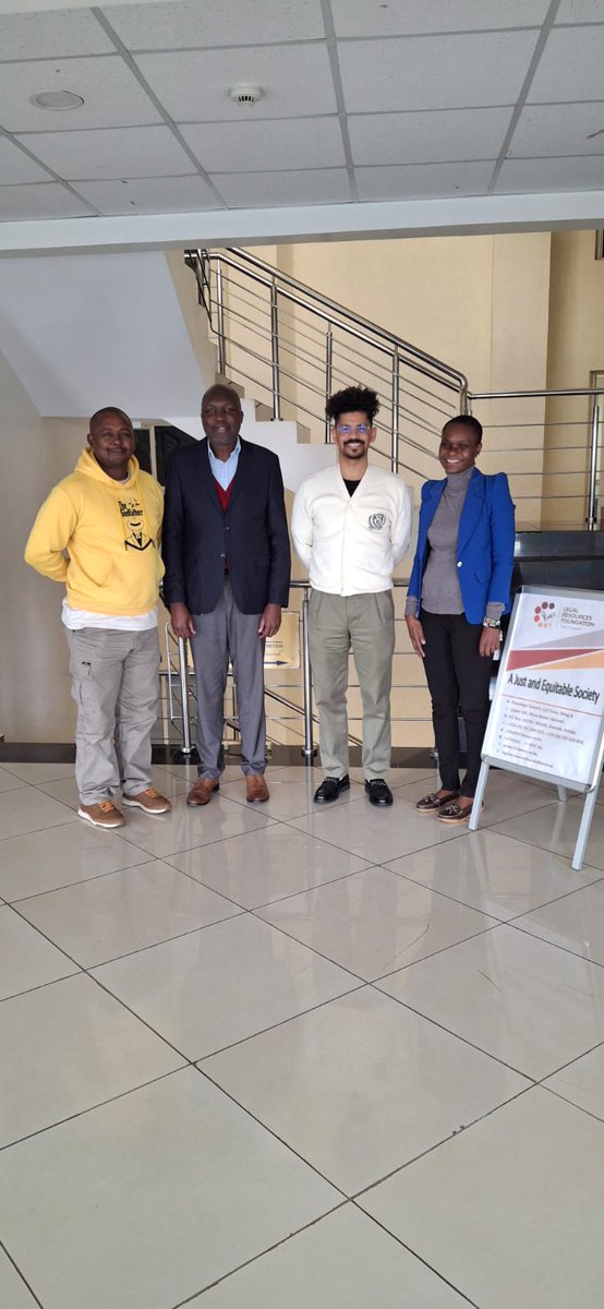This morning, we hosted <a href="/LoWakie/">Lorenzo M. Wakefield</a> from <a href="/MottFoundation/">Mott Foundation</a> for a consultative meeting on Access to Justice programming and other areas of mutual collaboration. The meeting was attended by our Executive Director <a href="/EsauRiaroh/">Riaroh Esau</a>, <a href="/Millieskie/">Millie Arum She/her</a> <a href="/KaukuPaul/">Paul Kauku</a> &amp; <a href="/lensonnjogu/">Lenson Njagi Njogu</a>.