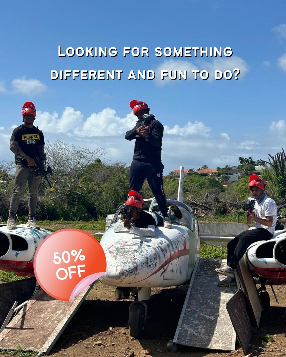 Looking for something different and fun to do with friends or your kids? Go all out with an adrenaline-pumping game of paintball at TheXtreme Outdoors!

Now 4 persons with 50% discount for only XCG100! Get your coupon now on dushideals.com