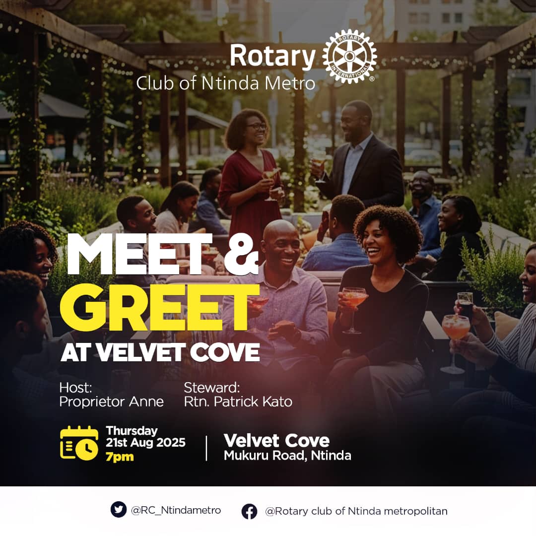 Fellowship alert 1📢📢
Theme for tonight's fellowship is appropriate.  Let's all turn up so that we all put faces to the names and really get to know each other.  Looking forward to a fun night 🌙 🙂
#metrothursday
#ntindametro
#rotaryeyamba
#funfellowship