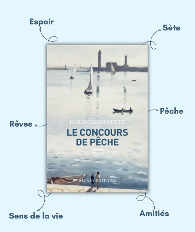 Loris Chavanette (@lchavanette) on Twitter photo Ce jour paraît en librairie mon deuxième roman : Le Concours de pêche chez <a href="/AllaryEditions/">Allary Editions</a> 
Et puisque l’histoire est celle d’Alexandre qui renoue avec ses racines dans son midi natal, à Sète, patrie de Brassens et Paul Valéry, j’ai voulu partager entre amis au bord de la Ce jour paraît en librairie mon deuxième roman : Le Concours de pêche chez <a href="/AllaryEditions/">Allary Editions</a> 
Et puisque l’histoire est celle d’Alexandre qui renoue avec ses racines dans son midi natal, à Sète, patrie de Brassens et Paul Valéry, j’ai voulu partager entre amis au bord de la