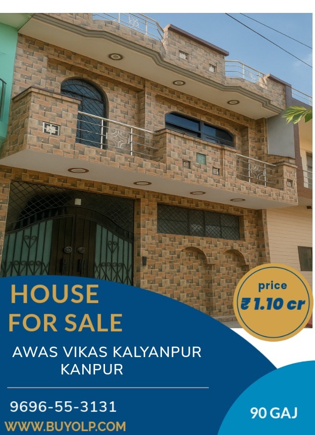 BuyolpCom's tweet photo. 🏡 *Independent House for Sale* 🏡  
📍 Location: Awas Vikas, Kalyanpur  
📏 Area: 90 Gaj  
💰 Price: ₹1.10 Crore  
📞 Contact: 9696-55-3131  
🔗 Visit: [https://t.co/JdkkCoFJq8](https://t.co/JdkkCoFJq8)  

Don't miss this opportunity! ✨🚪 https://t.co/q82lkckFkx