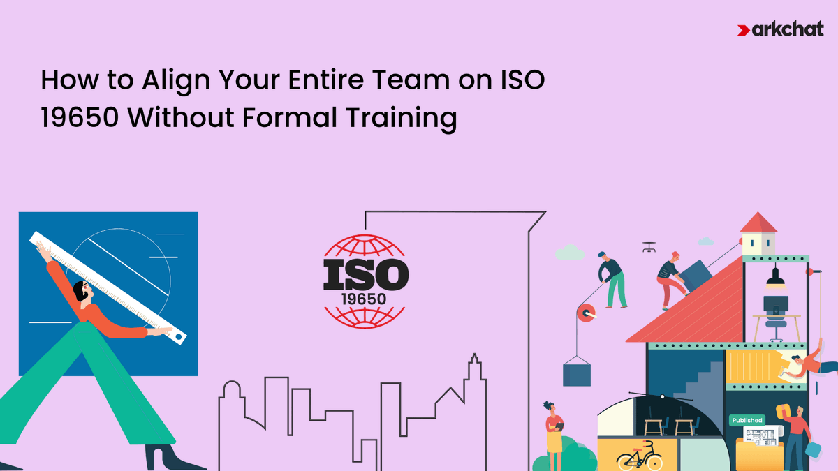 ArkchatOfficial's tweet photo. Most AEC teams struggle with ISO 19650 team adoption—not because it’s hard, but because it’s taught the wrong way.

What if you didn’t need a training program at all?

This article explains how to embed ISO 19650 logic into your day-to-day project communication using simple tools like Arkchat.

📖 Read the full post now   https://t.co/zDQ8tmidMm 

 #ISO19650 #TeamCollaboration #CDE #AECIndustry #Arkchat