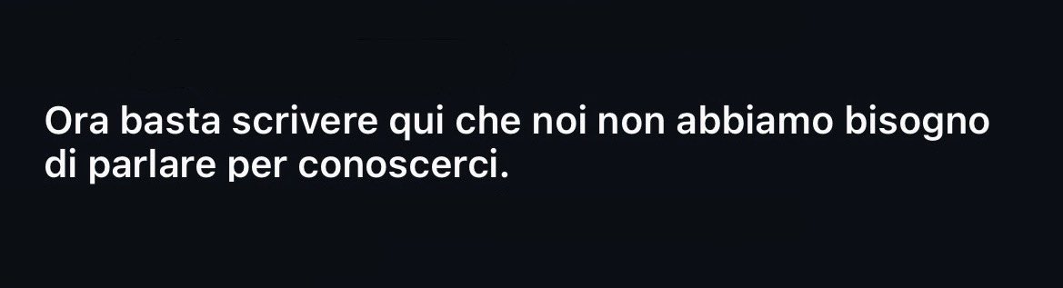 con questa frase ha spiegato letteralmente il nostro rapporto con lui ed è una cosa meravigliosa