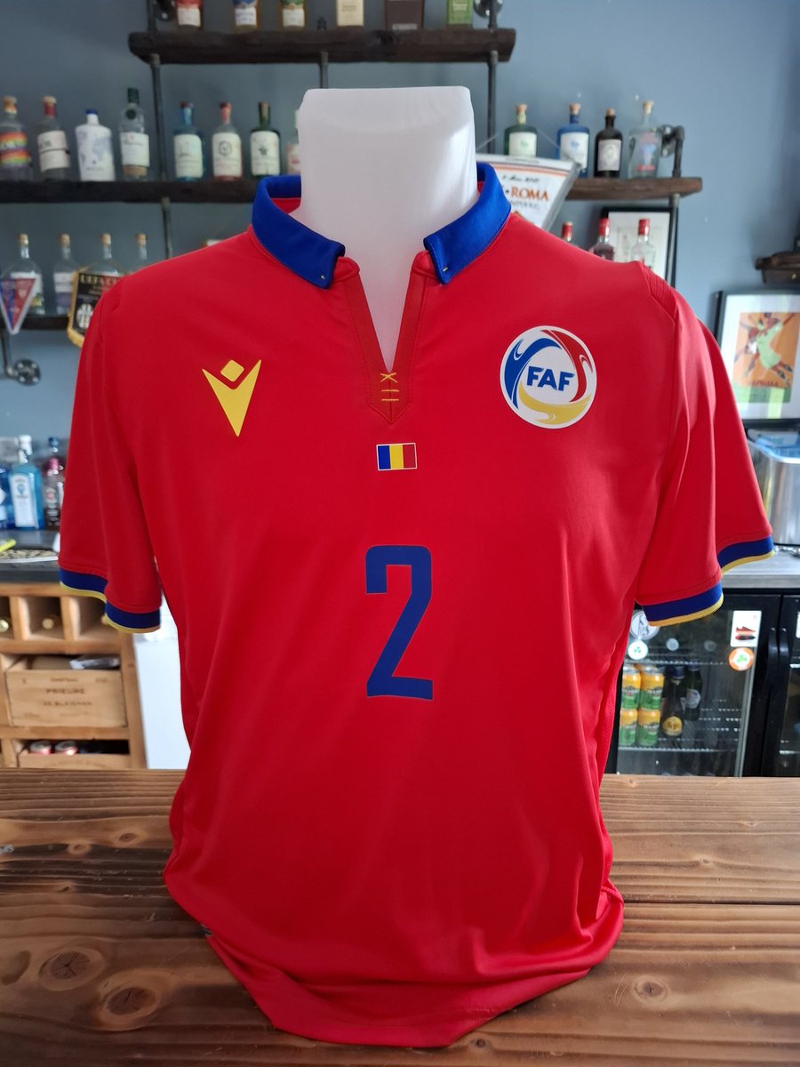 SweeperBrady's tweet photo. A Cristian Martinez match shirt from the 2021 International Friendly between Andorra and the Republic of Ireland, played in Andorra, front of just 320 spectators, due to Covid restrictions...

A 4 1 victory for the Irish... https://t.co/ACsDoM0OS3