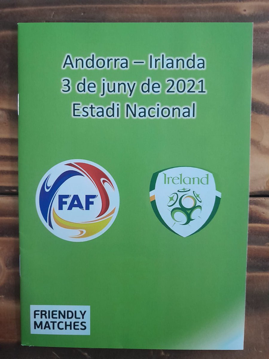 SweeperBrady's tweet photo. A Cristian Martinez match shirt from the 2021 International Friendly between Andorra and the Republic of Ireland, played in Andorra, front of just 320 spectators, due to Covid restrictions...

A 4 1 victory for the Irish... https://t.co/ACsDoM0OS3
