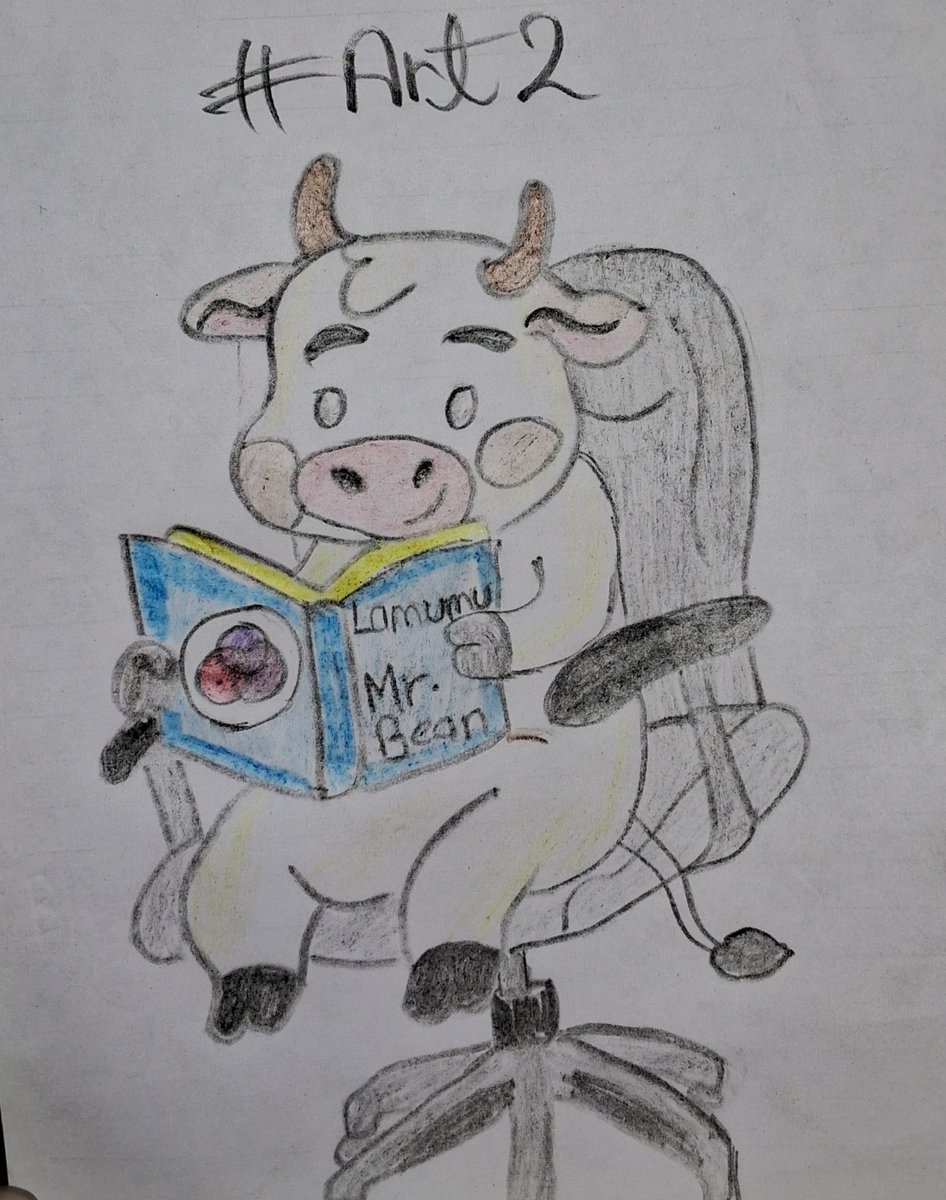 Bunny_Blish97's tweet image. Even superheroes need a study break!
Here’s #ART2 Lamumu fan art Mr. Bean edition 
Learning chilling and vibing with the community