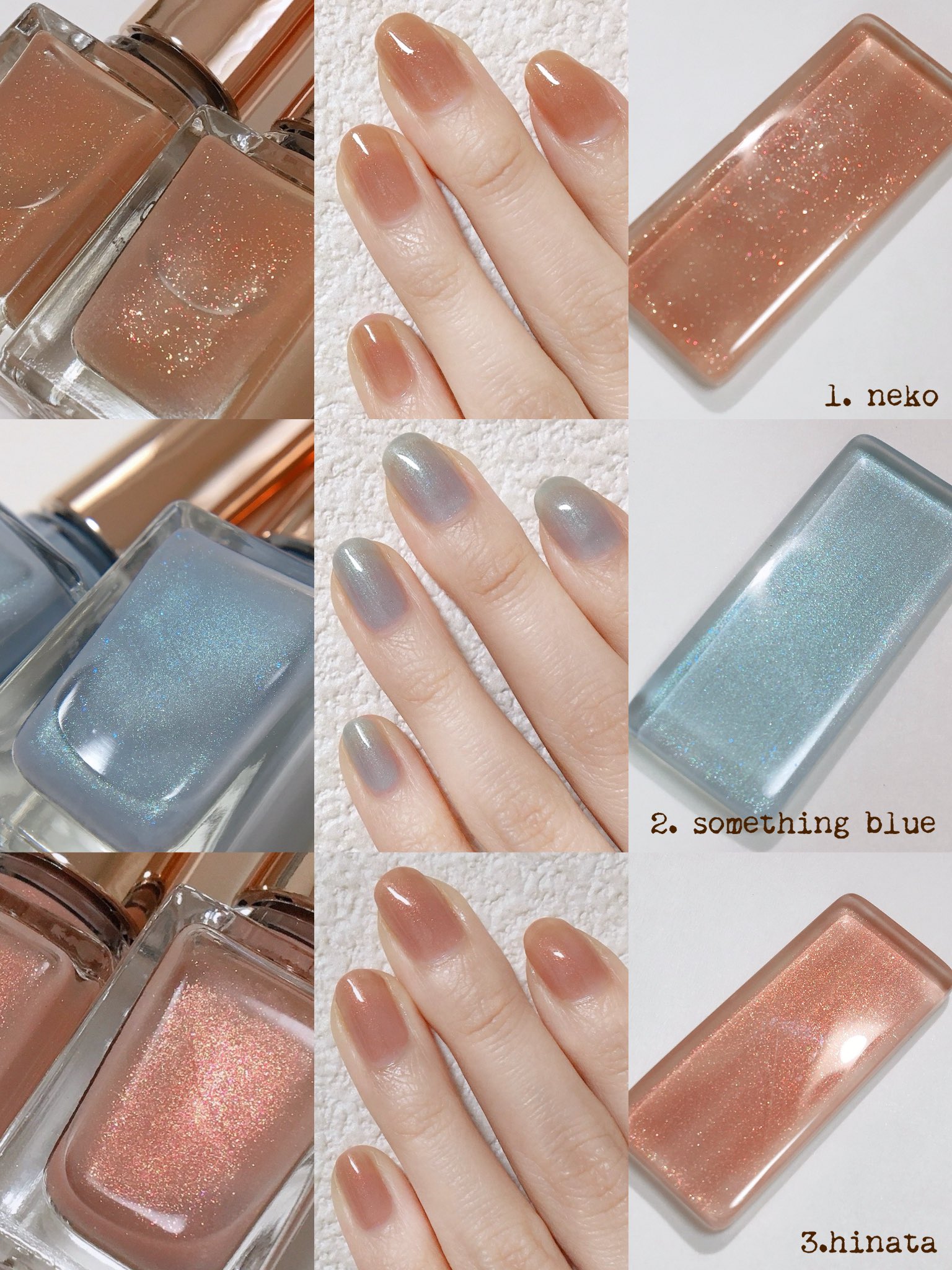 ポポリ　ネイル　6本 popoli ネイルカラー 6本セット p o p o L i (@popoli___nail) / X
