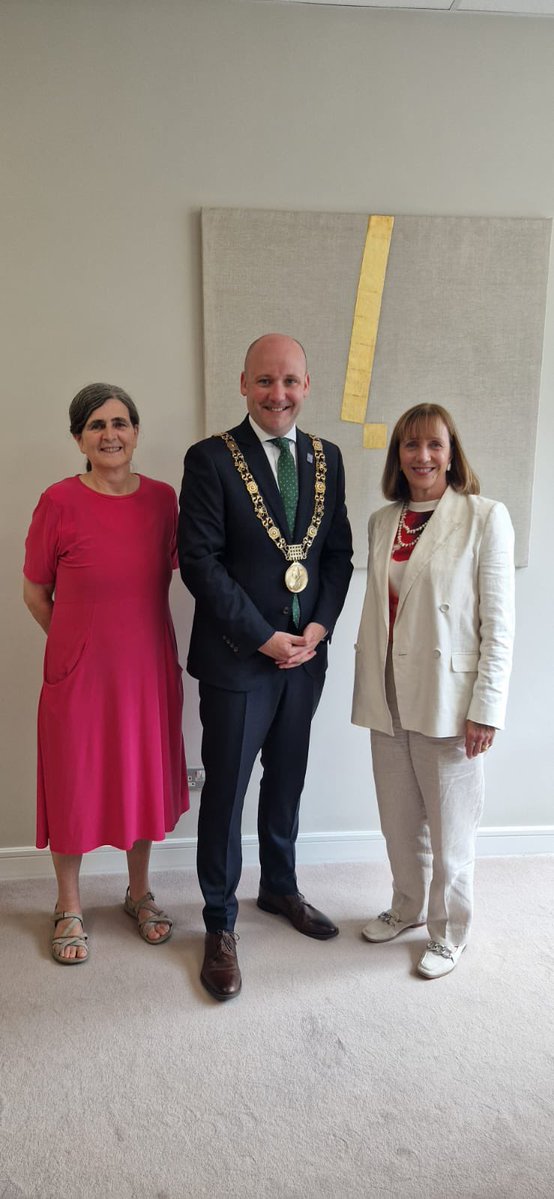 Dr Deirdre Giblin (@deirdregiblin1) on Twitter photo Our <a href="/NCIRL/">National College of Ireland</a> President <a href="/ginaquin/">gina quin</a> & <a href="/ELI_Docklands/">Early Learning Initiative</a> Director <a href="/JosephineBleach/">Josephine Bleach</a> welcomed long time friend of NCI <a href="/LordMayorDublin/">Lord Mayor of Dublin</a> Ray McAdam on campus today to discuss the hugely positive impact the college has on the city & county of Dublin & beyond. Thank you Lord Mayor! Our <a href="/NCIRL/">National College of Ireland</a> President <a href="/ginaquin/">gina quin</a> & <a href="/ELI_Docklands/">Early Learning Initiative</a> Director <a href="/JosephineBleach/">Josephine Bleach</a> welcomed long time friend of NCI <a href="/LordMayorDublin/">Lord Mayor of Dublin</a> Ray McAdam on campus today to discuss the hugely positive impact the college has on the city & county of Dublin & beyond. Thank you Lord Mayor!