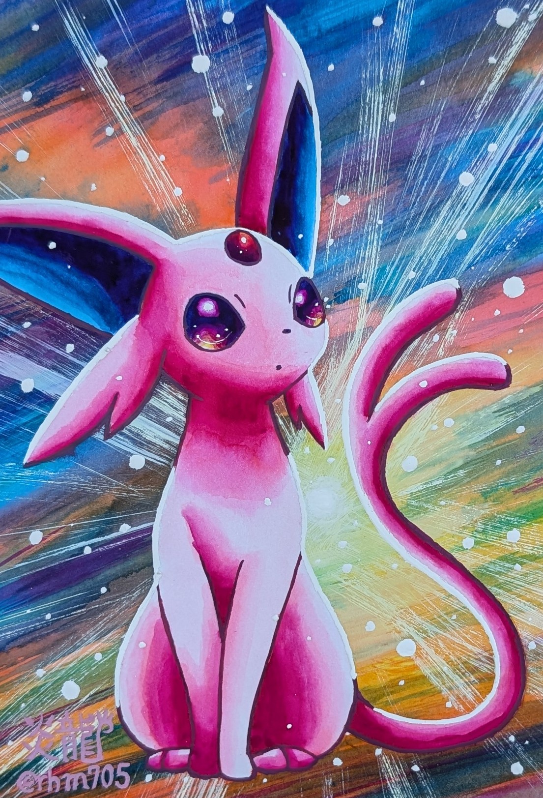 Pokemon Espeon わるいエーフィ The Art of Pokémon