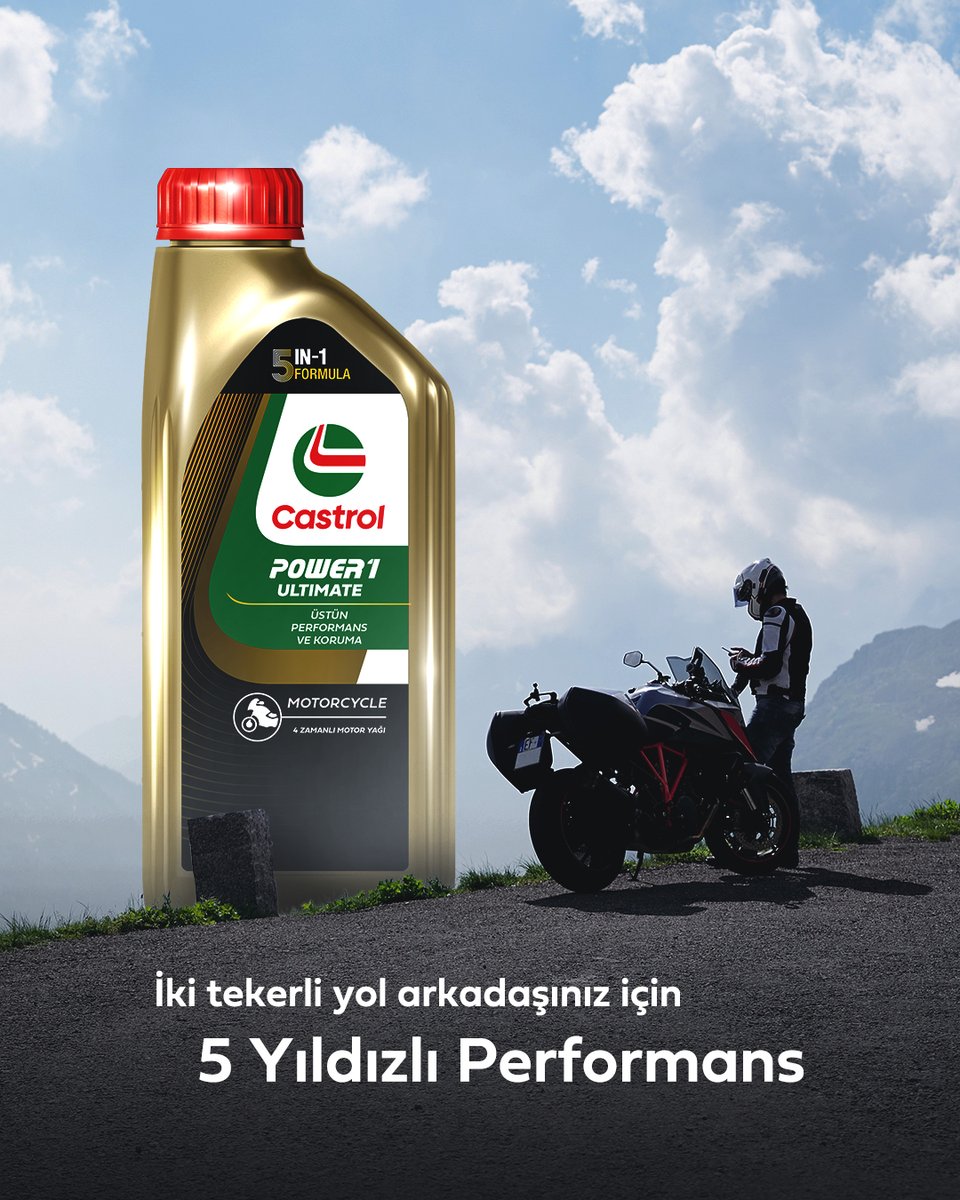 Castrol POWER1 ULTIMATE ile her hızlanma saf adrenalin demek.

Daha az sürtünme, mükemmel hızlanma… tek yapmanız gereken yolun keyfini çıkarmak. 🏍️⚡

#Castrol #CastrolPOWER1 #5YıldızlıPerformans #5i1AradaFormül