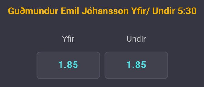 Reykjavíkurmaraþon Íslandsbanka '25

💣Setur Baldvin Íslandsmet í 10km?
💣Setur Hlynur brautarmet í Maraþoni?
💣Andrea vs Elísa
💣Gummi Emil hleypur maraþon BERFÆTTUR?!

Skoðaðu allt úrvalið hér⬇️
coolbet.com/is/ithrottir/m…