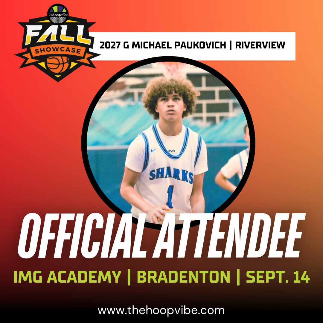 More TOP PROSPECTS are Locking In Daily. The #HoopVibe Fall Showcase is loaded with talent! 

Limited spots are available for the annual exposure event at IMG Academy (Bradenton, FL) on Sunday, Sept. 14.      

Register today at thehoopvibe.com/event/the-hoop… to raise your stock in