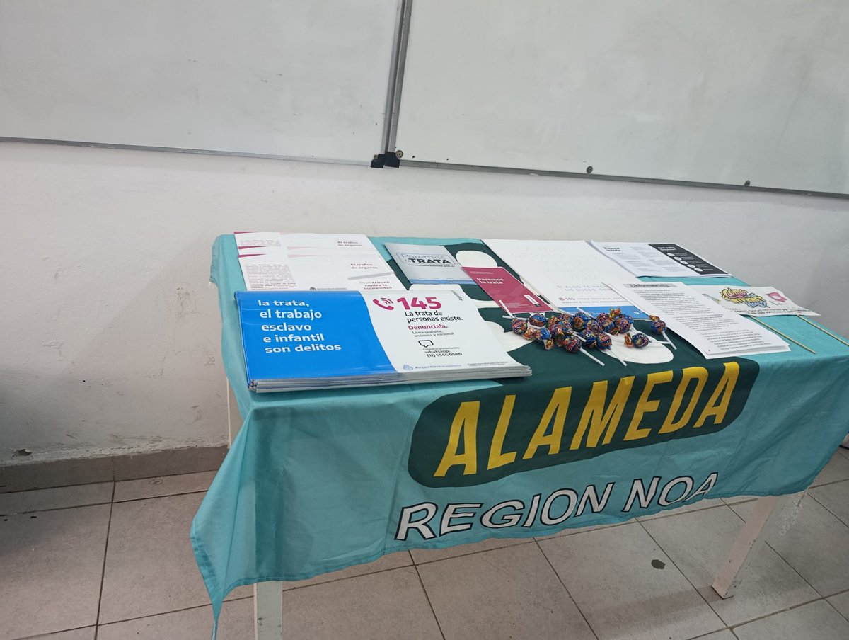 Catamarca | Trata y virtualidad. Continuamos brindando talleres en las escuelas hablando con los jóvenes para la prevención y sobre las nuevas modalidades de capacitación 
#SomosAlameda