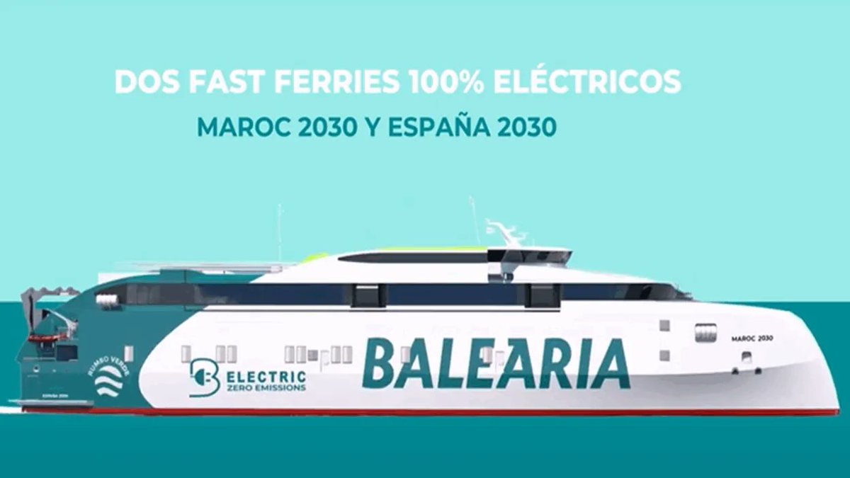 Collegamenti a #emissionizero sempre più estesi, ora i #traghetti elettrici sono destinati a unire #Spagna e #Marocco. Per l’avvio del servizio tra le città di Tarifa e Tangeri Ville ➡️➡️ ⛴️⛴️⛴️🔋🔋🔋vaielettrico.it/balearia-colle…