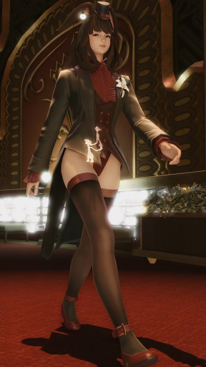 chloryne's tweet photo. happy bunny day this year! #FF14 #ヴィエラ #バニーの日2024 https://t.co/2a6w9rDB8n