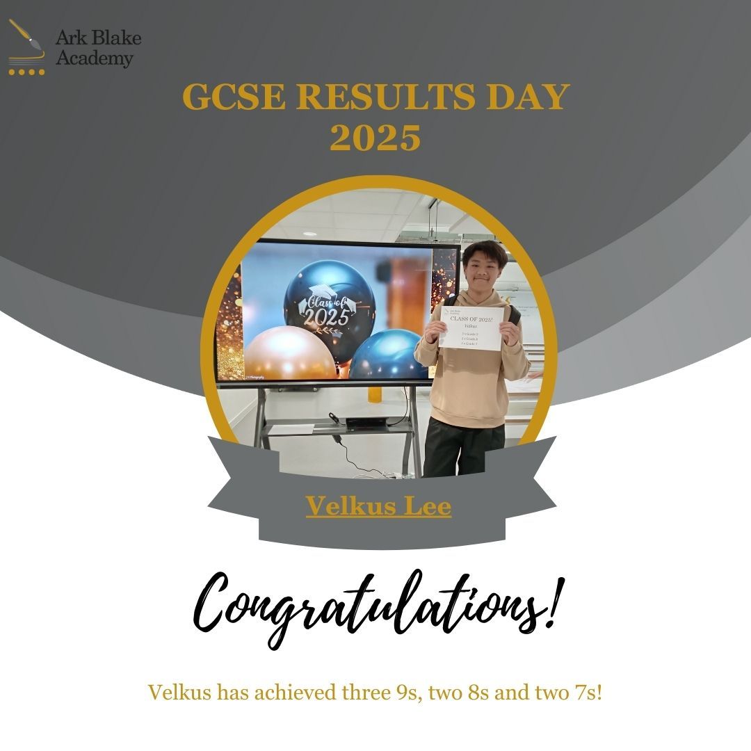 ArkBlake's tweet photo. ✨ GCSE Results Day 2025 ✨ 
Congratulations to all of our students on your excellent achievements! We are incredibly proud and hope that all you have achieved gives you the confidence and motivation for the future! 
#Resultsday2025 #GCSE2025 # ExamResults #GCSE #ArkBlake https://t.co/B3TLyuMTTf