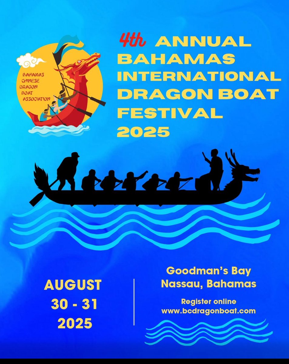 Bahamas1's tweet image. #dragonboatfestival
#Nassau #Bahamas 
Aug 30-31, 2025
bcdragonboat.com/festival
