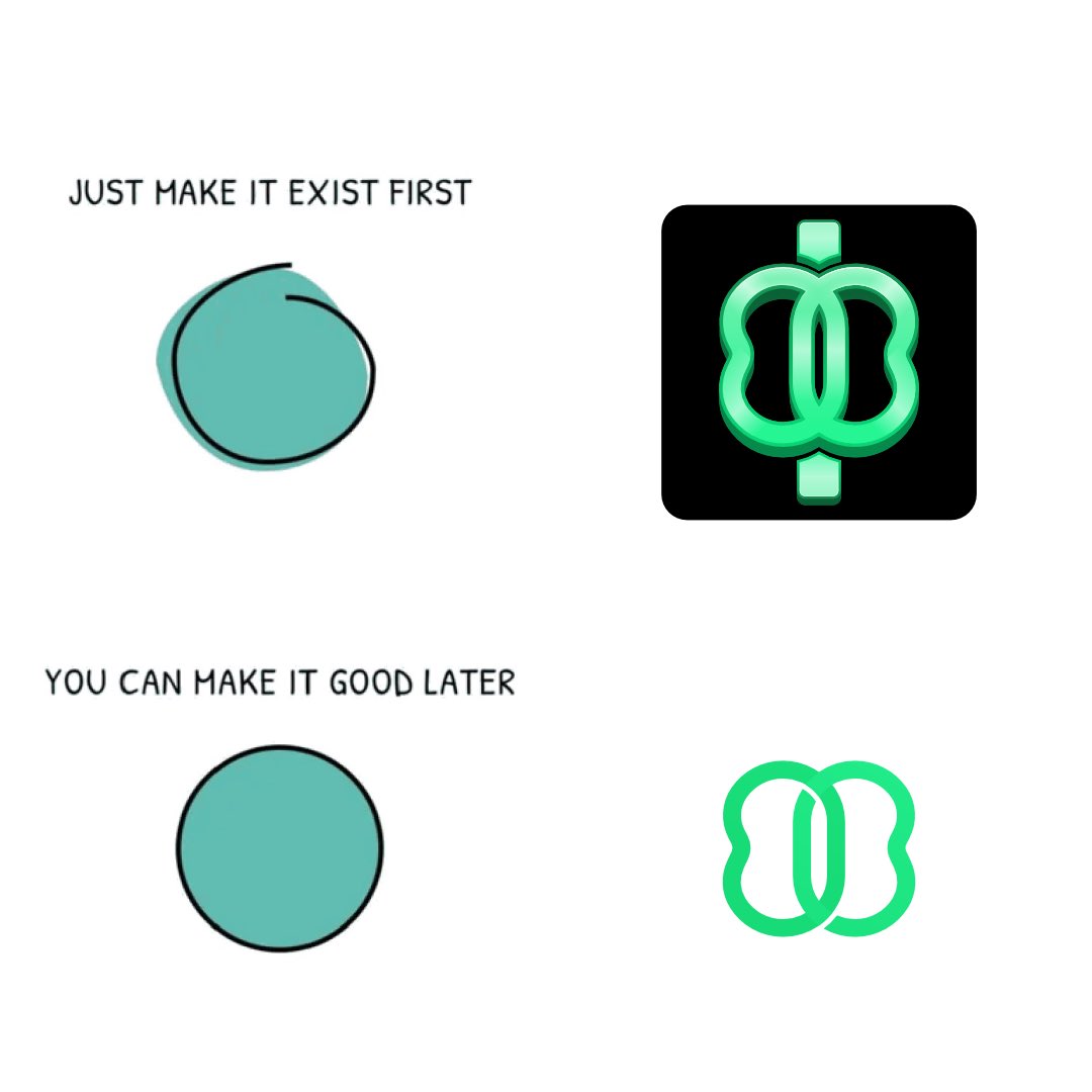 Just make it exist first, you can make it good later