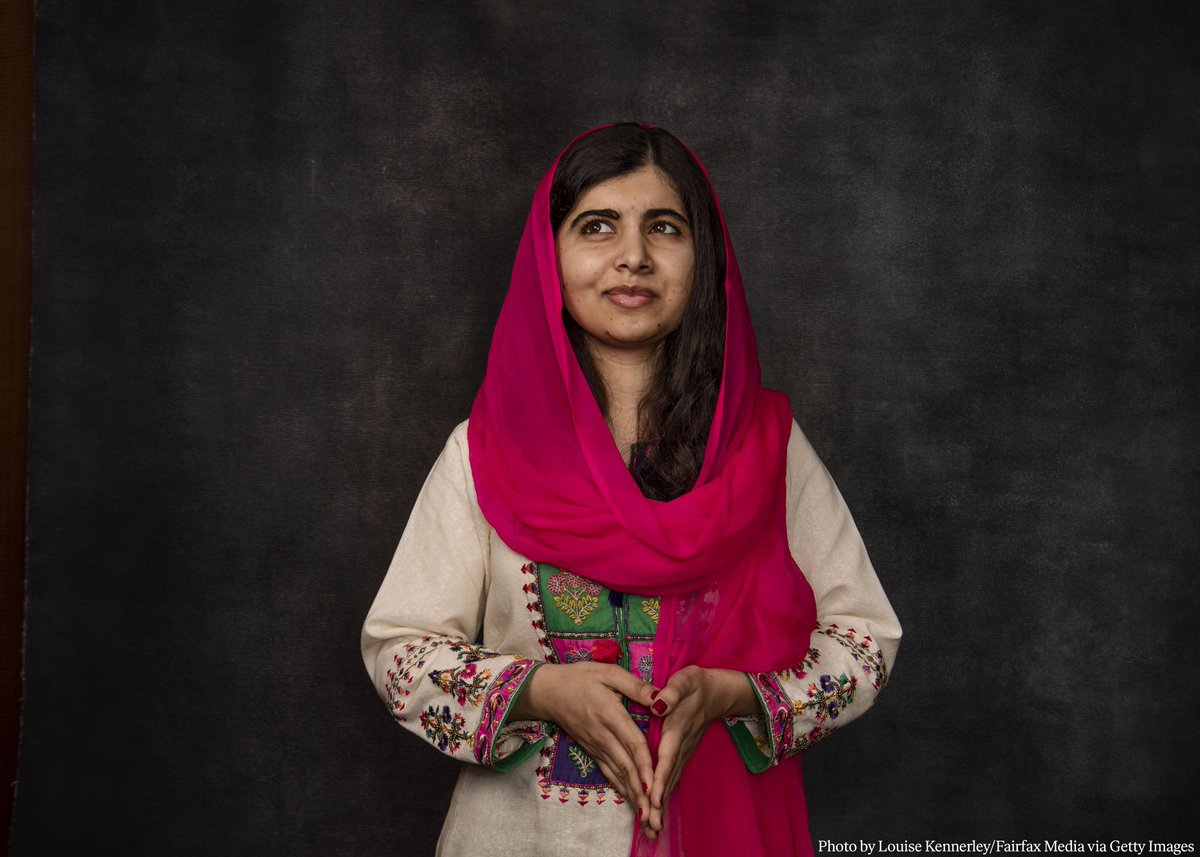 The youngest Nobel Prize laureate ever, Malala Yousafzai, was only 17 years old when she received the 2014 peace prize. After being shot three times for speaking up for girls' right to education, Malala keeps fighting for education for all. 

Learn more: nobelprize.org/prizes/peace/2…