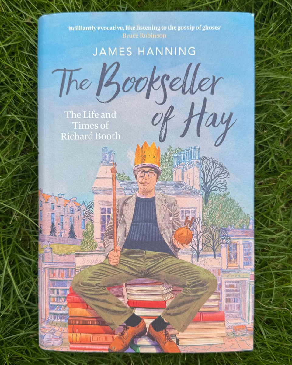 annahiggie's tweet photo. Very pleased to see my illustration design on the jacket of ‘The Bookseller of Hay’ which is published this month by Little Brown @LittleBrownUK 📚 

#hayonwye #bookcover #bookcoverdesign https://t.co/acWVDugxlA