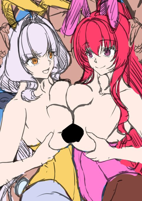 せめて線画だけでもと思ってたけど間に合わなかった
今月終るまでには完成させます
#バニーの日 