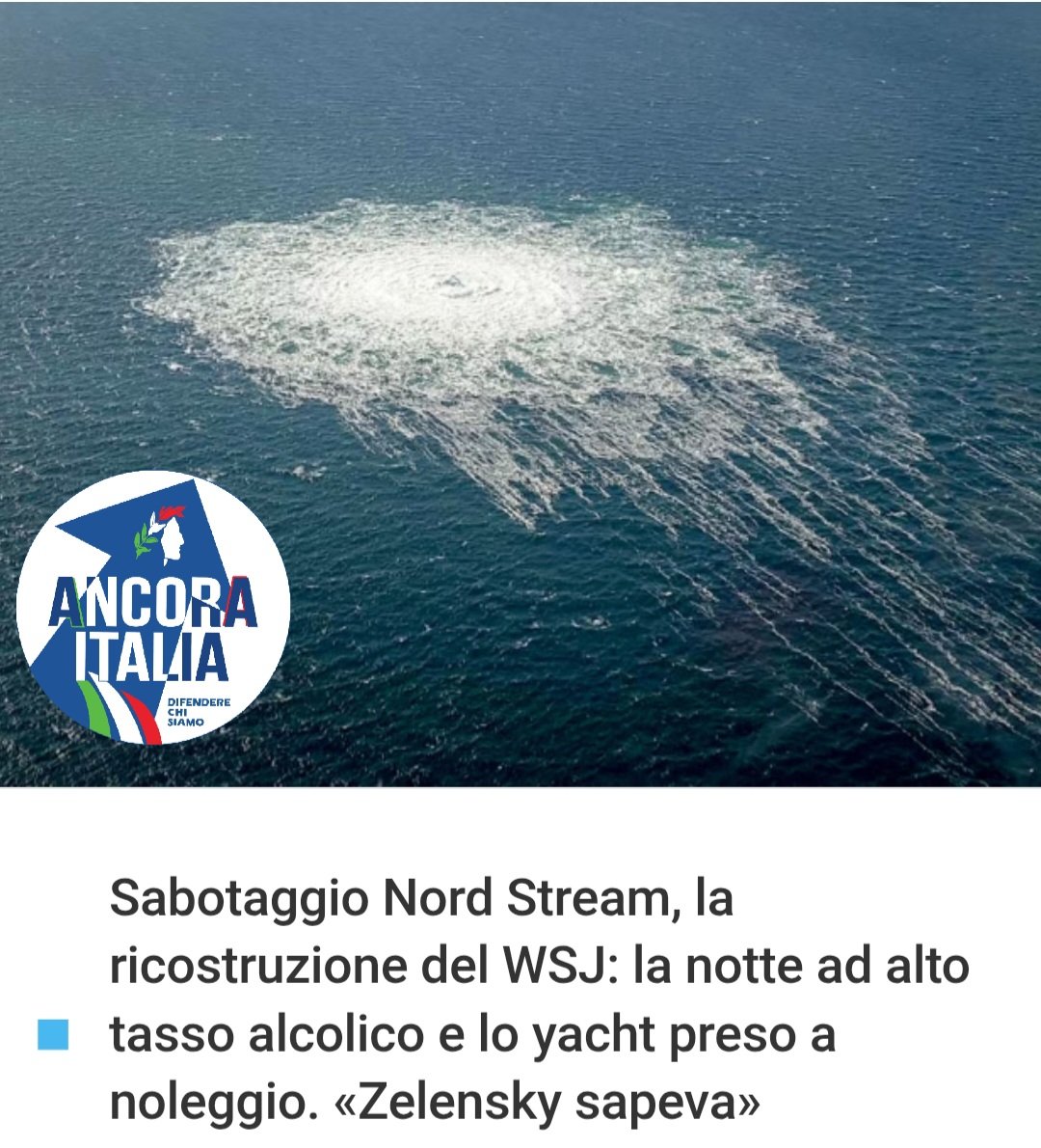 Fermato a Rimini, l'autore ucraino che fece saltare il gasdotto Nord Stream.
Le bugie che dipingevano un Putin sabotatore, le reperite ancora sul web.
Il gasdotto rafforzava i legami energetici tra Berlino e Mosca, ma preoccupava Usa e altri membri della NATO per ragioni