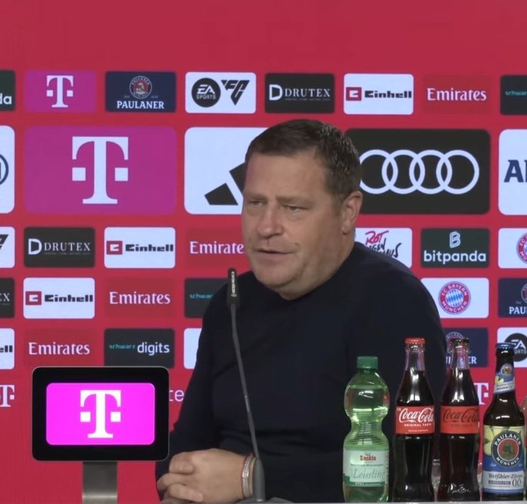 DembierZ's tweet photo. Max Eberl on Uli Hoeneß' statement (loan player only):"Oink oink oink quiek grunz oink. Quiek oink oink grunz oink." https://t.co/XAZJrYgUuR