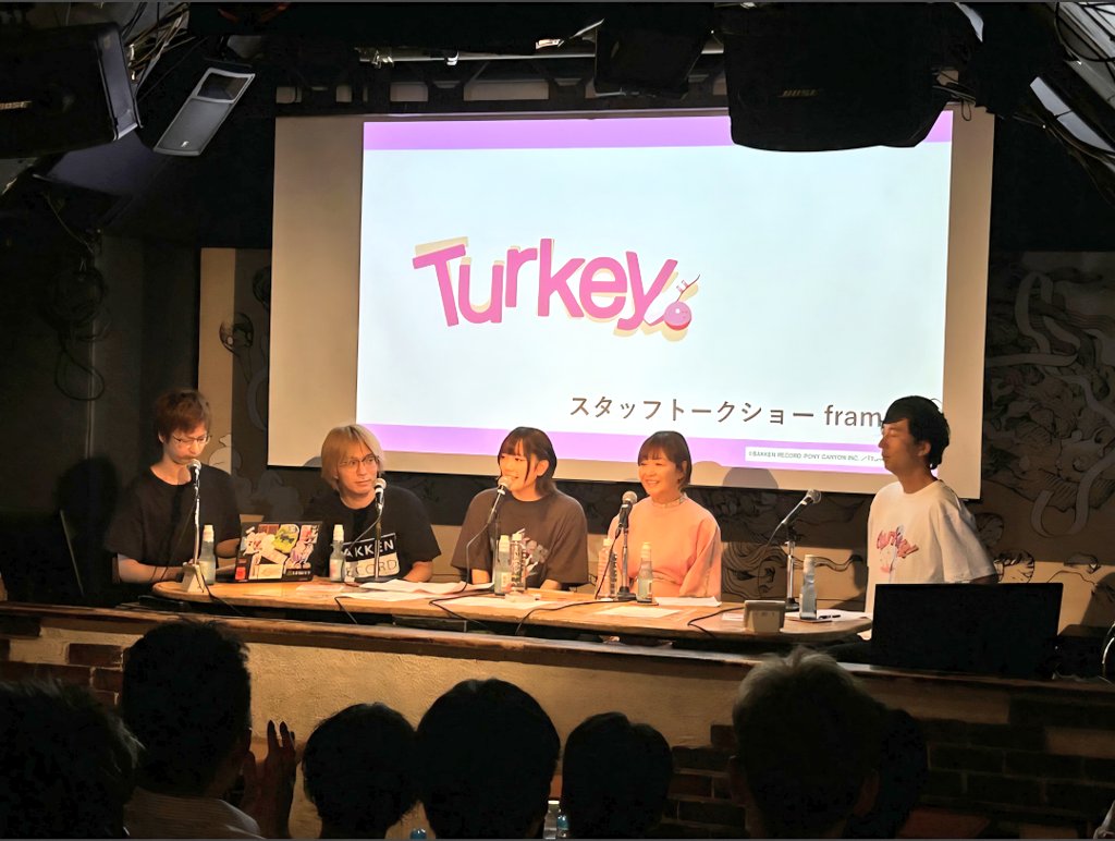 BAKKEN20190301's tweet photo. TVアニメ「Turkey!」🎳
スタッフトークショー frame2
ご参加ありがとうございました🤗❤

これからもTVアニメ「Turkey!」をよろしくお願いいたします！

🎳出演：Turkey!制作スタッフ
🎳ゲスト：#菱川花菜 さん、#日髙のり子 さん https://t.co/bENLKzIkuK