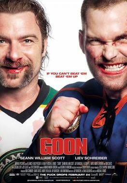 Day 1,531 without live hockey. It’s time to watch hockey anyway. 
Goon (2011)