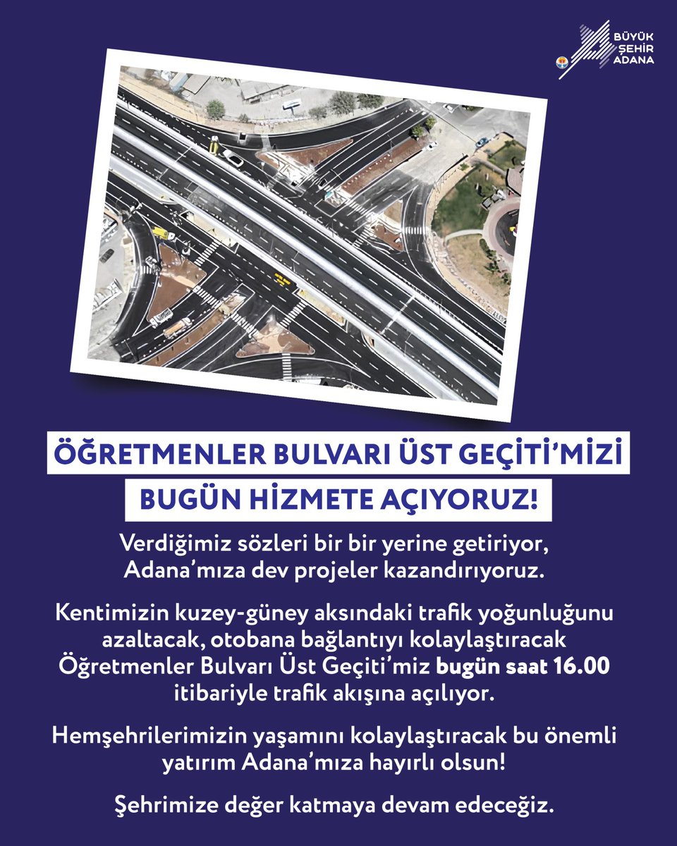 Adana’mıza hayırlı olsun!
