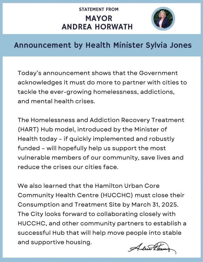 Paul Mason (@paulmason2) on Twitter photo One year ago #HamOnt Mayor <a href="/AndreaHorwath/">Andrea Horwath</a> made this statement.
Since then:
All Ontario Safe Consumption sites closed.
As predicted,
EMS is even more overwhelmed.
People are dying.
Needles are now everywhere. One year ago #HamOnt Mayor <a href="/AndreaHorwath/">Andrea Horwath</a> made this statement.
Since then:
All Ontario Safe Consumption sites closed.
As predicted,
EMS is even more overwhelmed.
People are dying.
Needles are now everywhere.