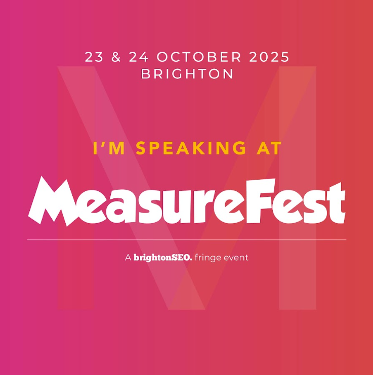 JudithLewis's tweet photo. I’m thrilled to be speaking at @MeasureFest
this October. Join me at the must attend event for data and analytics pros. Book your place at https://t.co/eKkBa56vMg #MeasureFest Plus it includes entry to @brightonseo https://t.co/JskYYQ2qnf