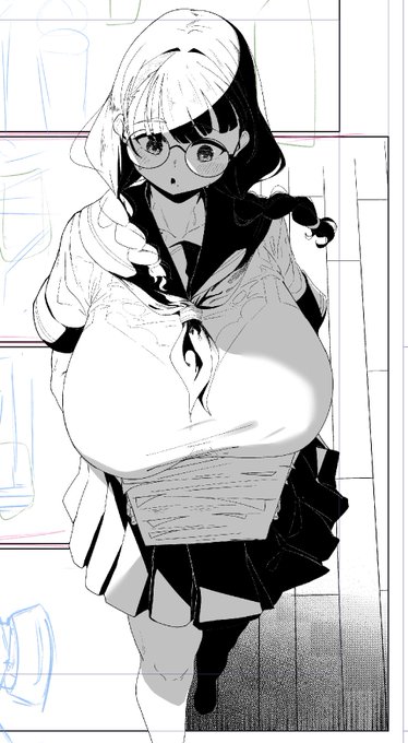 漫画の塗り練習 