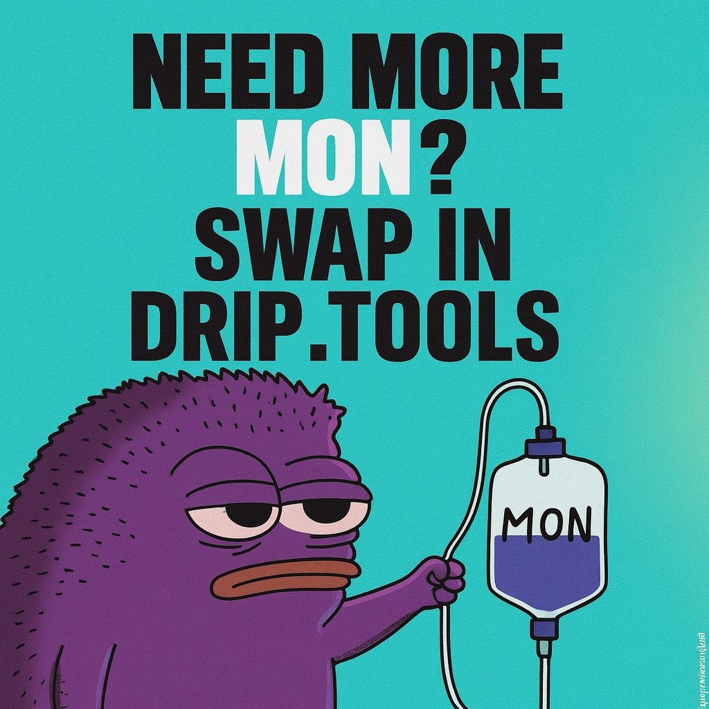Faucet Trade (@faucet_trade) on Twitter photo Giveaway 1000 MON testnet
In 3 days, we will randomly select 100 lucky winners who will each receive 10 MON in the testnet.
Subscription <a href="/driptools/">Drip Tools</a> / RT+LIKE 🩷
✅Need more MON? Swap in drip.tools
#monad_testnet #monad_giveaway #swap_monad Giveaway 1000 MON testnet
In 3 days, we will randomly select 100 lucky winners who will each receive 10 MON in the testnet.
Subscription <a href="/driptools/">Drip Tools</a> / RT+LIKE 🩷
✅Need more MON? Swap in drip.tools
#monad_testnet #monad_giveaway #swap_monad
