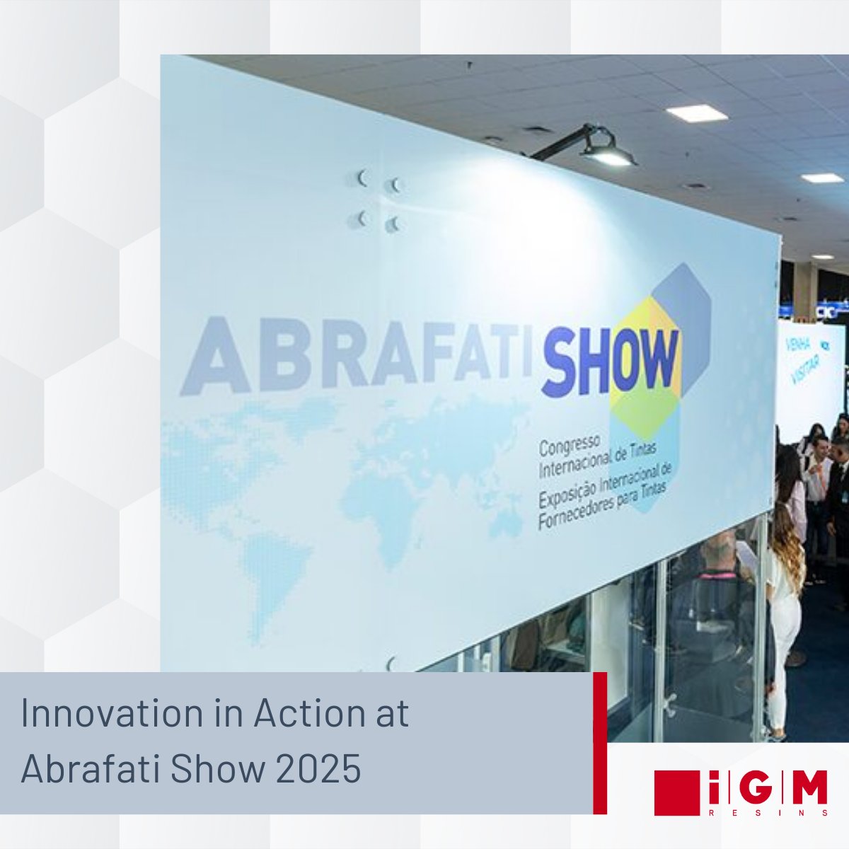 From September 23 to 25, the Abrafati Show 2025 will gather the coatings industry’s brightest minds to share innovations, explore sustainability and shape the future of formulations.

Let’s connect in São Paulo and drive the industry forward together.