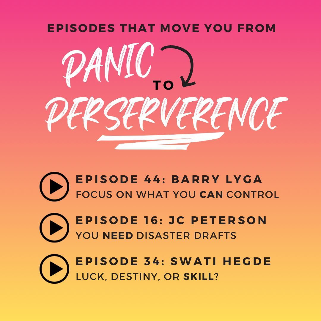 🫨NOBODY PANIC! 

Refresh your motivation and gain inspiration with these episodes. 

Season 3 is on its way! 

#amwriting #writingcommunity #writinginspiration