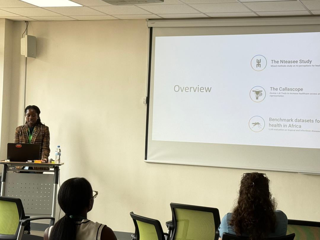Trust AI Workshop (@trustai_indaba) on Twitter photo We have kicked started the 2nd half of our workshop with a keynote by <a href="/dr_nyamewaa/">Mercy Nyamewaa Asiedu, Ph.D</a>, on "AI's Hippocratic Oath: Is 'Do No Harm' Possible in a World of Biased Data? "
<a href="/DeepIndaba/">Deep Learning Indaba</a>
#biases #data #africa #perspectives
#Urunana – Hand in Hand for AI in Africa We have kicked started the 2nd half of our workshop with a keynote by <a href="/dr_nyamewaa/">Mercy Nyamewaa Asiedu, Ph.D</a>, on "AI's Hippocratic Oath: Is 'Do No Harm' Possible in a World of Biased Data? "
<a href="/DeepIndaba/">Deep Learning Indaba</a>
#biases #data #africa #perspectives
#Urunana – Hand in Hand for AI in Africa