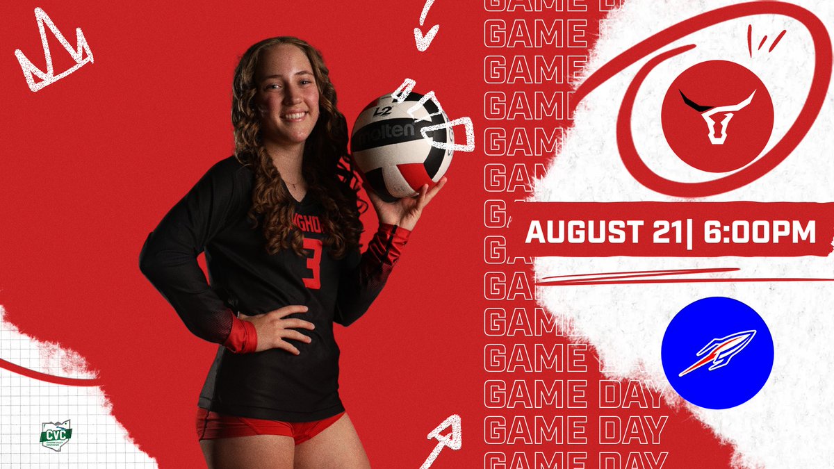 🏐 It’s Gameday!
We’re on the road to Bay Village for our season opener — come out and support your Longhorns! 💪🔥
📍 @ Bay Village
📅 Event Schedule:

Freshman – 4:30 PM
Junior Varsity – 5:00 PM
Varsity – 6:00 PM

🎟️ Tickets: shorturl.at/UDWyg
📄 Roster: