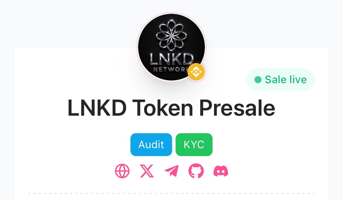 InterLink (@interlinkall) on Twitter photo ✅ Huge thank you to the <a href="/SolidProof_io/">SolidProof.io Official</a> team & <a href="/pinkecosystem/">PinkSale (Pink Ecosystem)</a> team for their fast & professional work getting our KYC + AUDIT badges complete!
pinksale.finance/launchpad/bsc/…
🔥 This proves we’re building the RIGHT way — with transparency, trust & security at the core.
🎉Now let’s ✅ Huge thank you to the <a href="/SolidProof_io/">SolidProof.io Official</a> team & <a href="/pinkecosystem/">PinkSale (Pink Ecosystem)</a> team for their fast & professional work getting our KYC + AUDIT badges complete!
pinksale.finance/launchpad/bsc/…
🔥 This proves we’re building the RIGHT way — with transparency, trust & security at the core.
🎉Now let’s