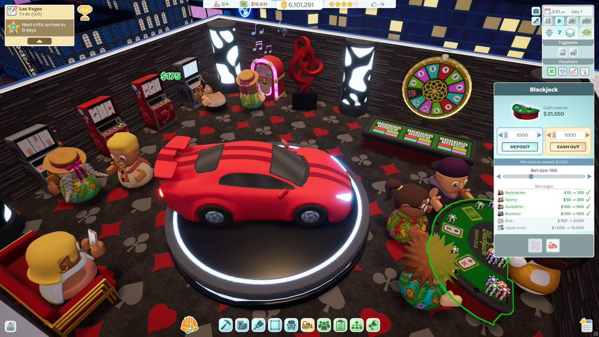 The Vegas update is almost here for <a href="/_HotelArchitect/">Hotel Architect</a>, and we couldn’t resist giving you another little look!

We’ve added a bunch of new items - some obvious, some sneaky.

How many can you spot in this shot? 👀

Play Steam Early Access now!
Wired.gg/HA