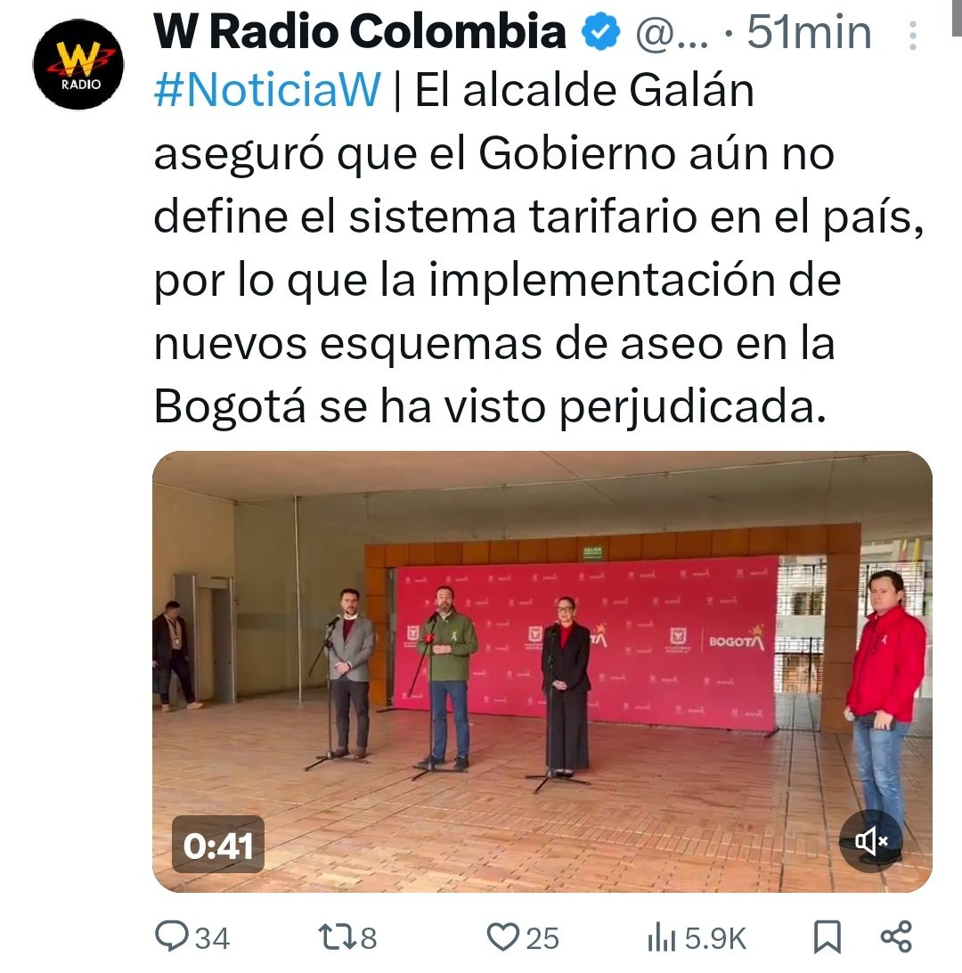 Moledora de sol a sol (@nataliatrd) on Twitter photo Y para sorpresa de nadie aquí tenemos a <a href="/CarlosFGalan/">Carlos F. Galán</a> culpando al gobierno nacional de su desidia... Y para sorpresa de nadie aquí tenemos a <a href="/CarlosFGalan/">Carlos F. Galán</a> culpando al gobierno nacional de su desidia...