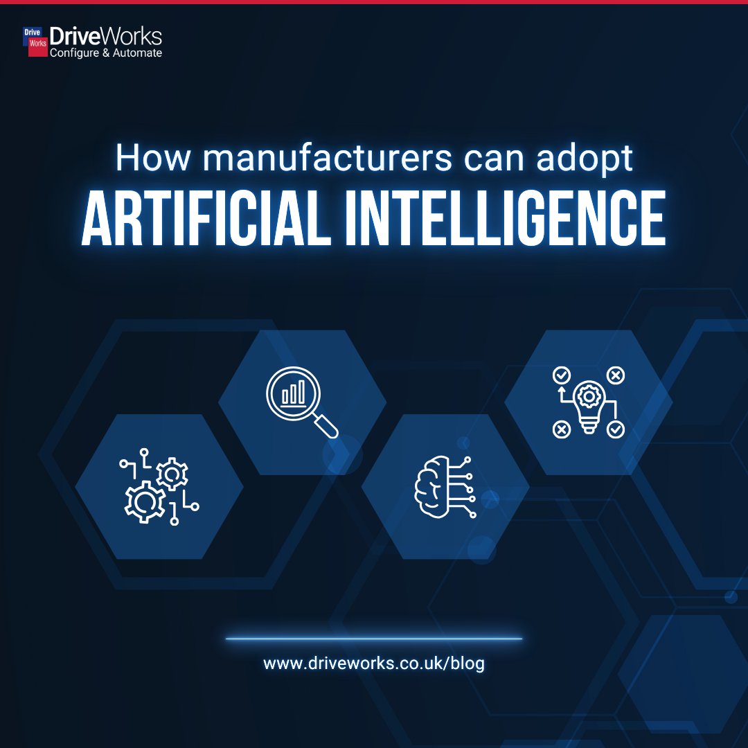 Manufacturing is one of the industries leading the way in the adoption of AI technologies. Drivers of AI adoption include increased efficiency and cost savings. 

Learn more ➡️ ow.ly/GT5v50WI4NO

#DriveWorks #DesignAutomation #CPQ #3DProductConfigurator