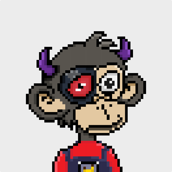 MrPixels_eth's tweet image. Devil horns , cyborg eye