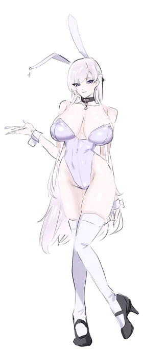 バニーの日じゃなくても、描く(ベルリゼナム)