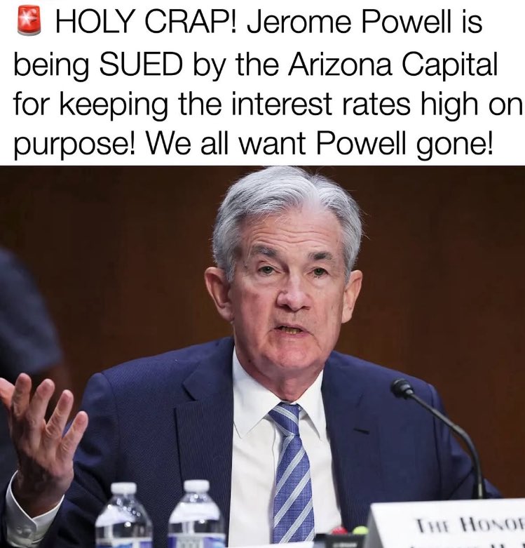 Fire Jerome Powell‼️