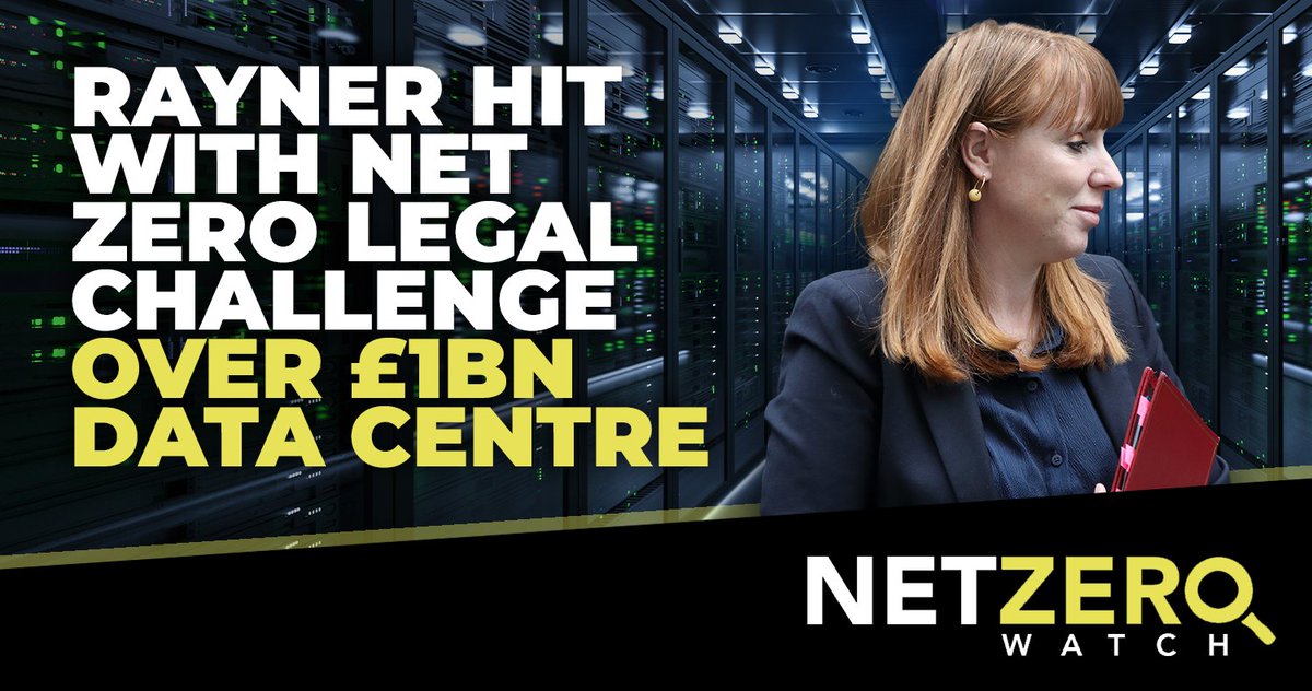Angela Rayner is facing a legal battle with green activists over plans for a £1bn data centre on the edge of the M25.

We’ve said it before and we’ll say it again, if Britain wants to be a leader in AI we have to ditch Net Zero.